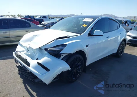 2021 Tesla Model Y из США, поврежденный, VIN 5YJYGDEE7MF295602